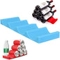 Beer Bottle Rack Kitchen Wine Bottle Organizer Stackable Holder Bar Trays for Liquor Display Beverage Storage Shelf