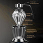 Glass Honey Dispenser - BPAFree Kitchen Tool with 200ML Capacity, Gravity Feeding System, Multifunctional Syrup Dispenser for Honey, Oil, and Seasoning (#1) (#1)
