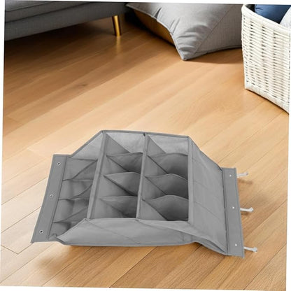Zerodeko Door Hanging Shoe Rack Slot Organizer for Sneakers Boots High Heels Over the Door Storage for Entryway Bathroom Closet