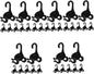 PRETYZOOM 50pcs Shoes Organizer Double Slots Hangers for Sports Shoes Space Saving Hanging Hooks for Home