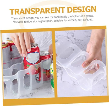 3pcs Fridge Stand Storage Soda Can Organizer Fridge Organizer Drink Dispenser for Can Dispenser