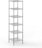 24" Deep x 24" Wide x 96" Height Wire Shelving Kit | 6-Tier | NSF Commercial Storage Rack Unit