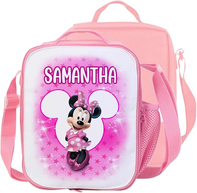Personalized Insulated Lunch Bag with Strap – Thermal Food Carrier for Meals and Snacks TV Shows (MINIE)