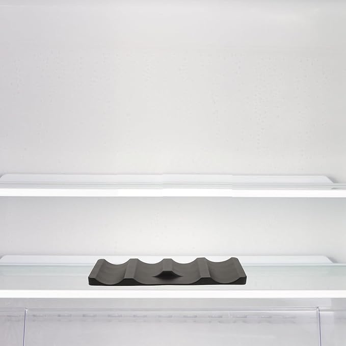Silicone Can Mat Refrigerator Organizer: Beverage Refrigerator Wine Stacking Mat Foldable Silicone Wine Stacker Bottle Can Stacker Can Holder Rack for Refrigerator Pantry Countertop Cabinets