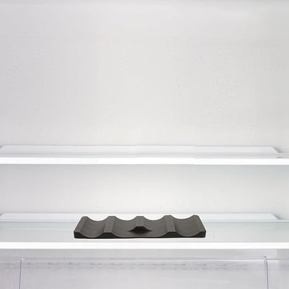 Silicone Can Mat Refrigerator Organizer: Beverage Refrigerator Wine Stacking Mat Foldable Silicone Wine Stacker Bottle Can Stacker Can Holder Rack for Refrigerator Pantry Countertop Cabinets