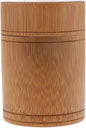 Tea Canister Bamboo Japanese Tea Box Storage Jar with Lid Tea Caddy Pot B