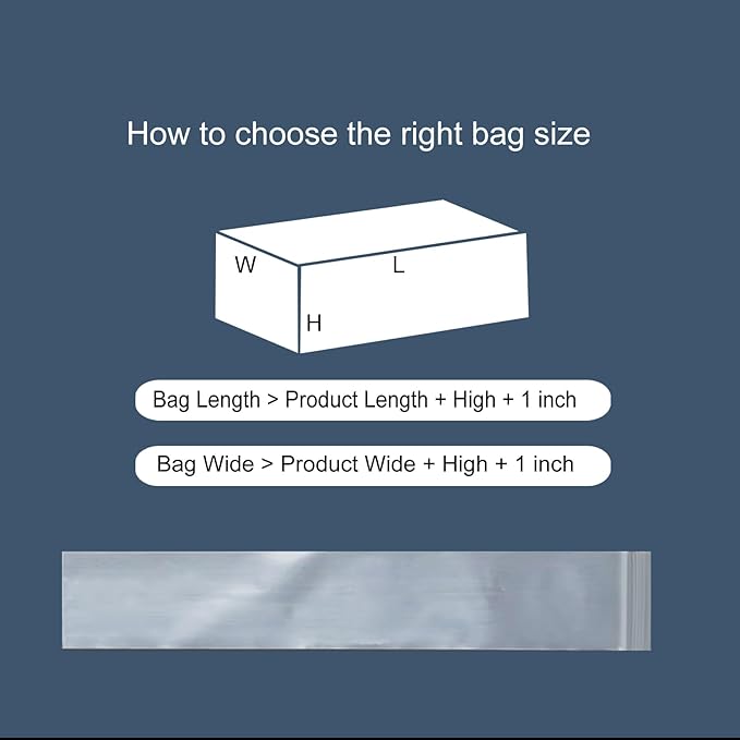 8x30 Inch (100-Pack) Long Plastic Zip Lock Seal Poster Bags, 6 Mil Clear Narrow Sleeves Reclosable Blueprint Bags Waterproof Tube Storage Bag