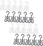 GLEAVI 20pcs Door Shoe Organizer Shoe Hanging Hooks Closet Storage Drying Rack Entryway Storage