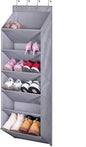 The Door Shoe Organiser Door Rack with Multi Pockets for Multi Pairs of Shoes Hanging Cabinet Hanging Organiser Rack