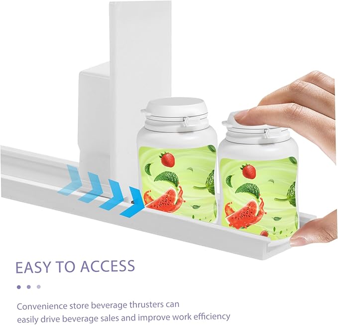 Soda Can Dispenser for Refrigerator Sleek Beverage Organizer with Versatile Design for Easy Management Supermarkets and Home Use