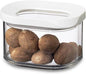 Mepal Modula Small Transparent Food Storage Container 6oz/175ml | Perfect for Dry Goods | Dishwasher Safe | White Framed Lid | BPA Free | Made in Holland