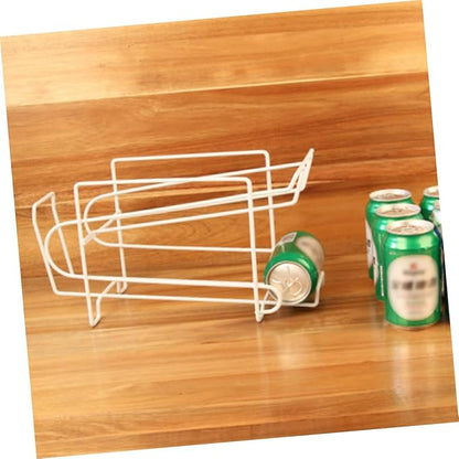Cabilock 10 Can Fridge Beer Rack Portable Soda Can Holder Storage Shelf for Home Bar