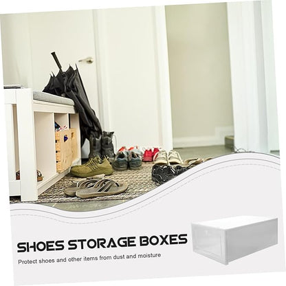 Plastic Drawer Shoe Box Storage for Women Shoes Organizer Closet Storage Bins Stackable Pull-