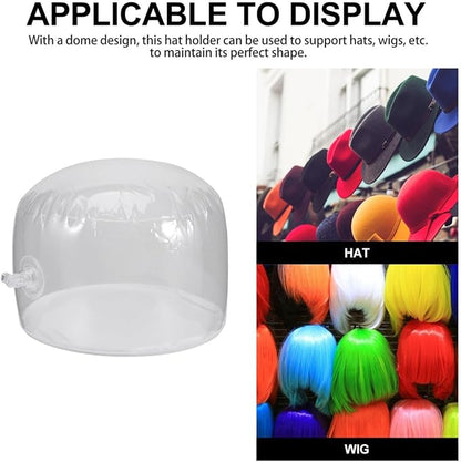 PRETYZOOM Baseball Cap Shaper Plastic Hat Holder Stand for Hat Storage and Display Portable Rack for Baseball Caps 5.5X6.7X5.5 Inches