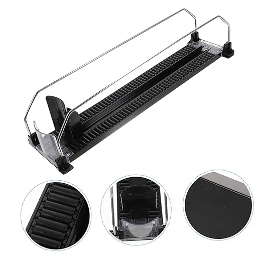 Beverage Pusher Can Organizer Drink Automatic Pusher Glide for Refrigerator Shelf