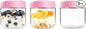 Overnight Oats Containers with Lids, 10oz Wide Mouth Mason Jars with Lids, 3 Pack Glass Jars with Airtight lid for Chia Pudding Yogurt Salad, Meal Prer Oatmeal Jars, Pink