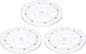 uxcell 3Pack Acrylic Lazy Susan Turntable, 9" Spinner Lazy Susan Turntable Organizer, Acrylic Ball Bearing Rotating Tray for Pantry Spice Rack Decorating, Clear
