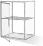 Acrylic Clear Display Case, Stackable Plastic Storage Bins with Shelf, Figure Figurine Hobby Display Case with Magnetic Lid, Large Acrylic Display Box for Collectibles, Figures, 1 Pack