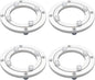 4Pcs 120mm / 4.72" Aluminum Alloy Lazy Susan Turntable Bearings, 4" Round Rotating Bearing Turntable Base(Base Only), for Kitchen Storage, Corner Shelves, Book Rack