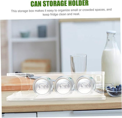 GLEAVI Drink Organizer for Pantry Stackable Can Holder Multi-function Fridge Soda Can Dispenser Stand