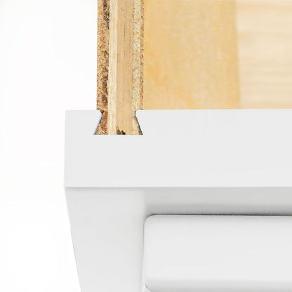 Quicklock RTA (Ready-to-Assemble) | Base Kitchen Cabinets - Shaker Style | Made in America (Pure White, 36" Wx34.5 Hx24 D Base)