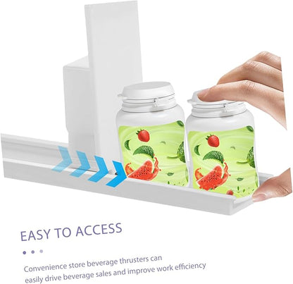 Drink Dispenser for Fridge Pop Can Organizer Liquid Dispenser Automatic Pusher