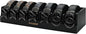 Belt Organizer, 7 Compartments Belt Organizer for Closet and Drawer, Belt Holder Case for Tie and Belt, Bamboo Storage Box for Men and Women (Black, 7)