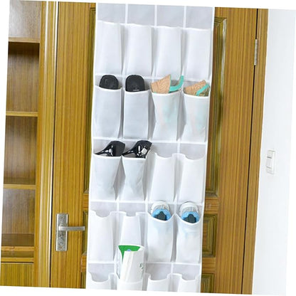 ULTECHNOVO 24pcs Shoe Storage Bag Door Practical Hanging Bag Creative Storage Organizer Decor for Home
