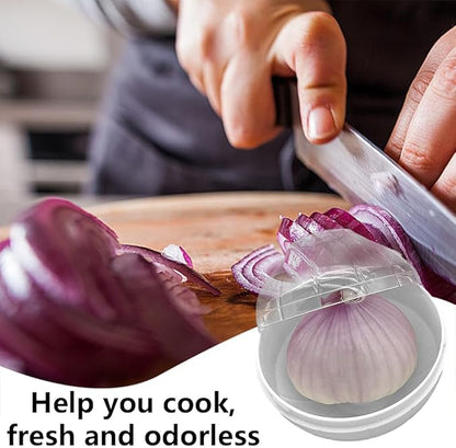 Onion Storage Containers Reusable Onion Keeper Onions Saver Keeper Fruit and Vegetable Storage Holder for Fridge
