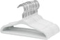 ManGotree Velvet Baby Clothes Hangers, 10.95'' Non-Slip Kids Hangers, Space Saving Hangers for Infant Toddler Children (30 Pack, White)