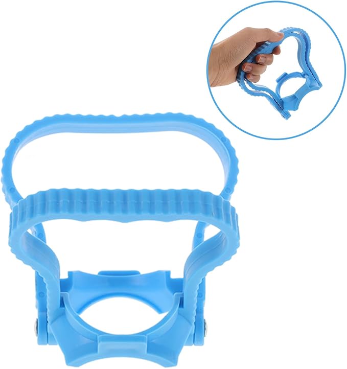 Water Bottle Handle Lifter Heavy Duty Plastic Carrier for Jugs Anti-slip Ergonomic Grip