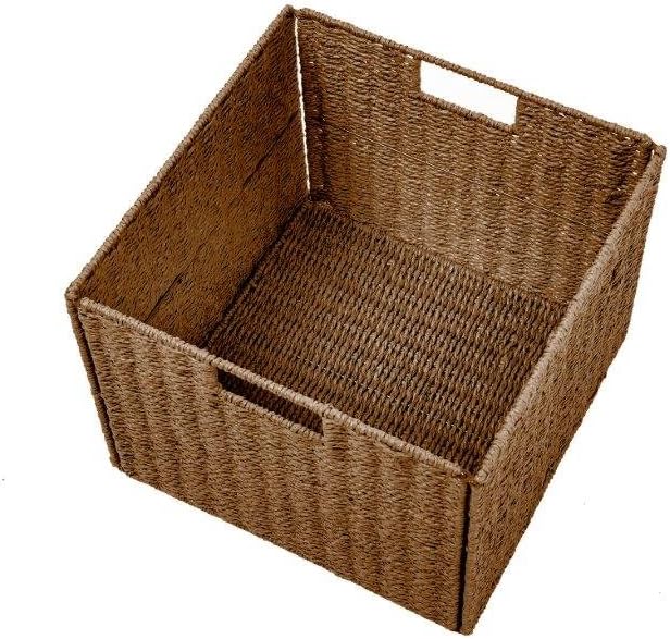 Foldable Storage Basket with Iron Wire Frame By Trademark Innovations (Set of 4)