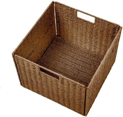 Foldable Storage Basket with Iron Wire Frame By Trademark Innovations (Set of 4)