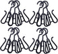 10pcs Plastic Double-Hook Shoe Hanger Drying Rack Sturdy Slippers Organizer for Closet Shop Versatile Hanging Hooks for Shoes Towels and More Space-Saving Design