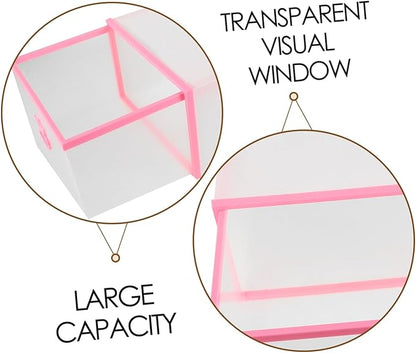 Ciieeo Thickened Transparent Shoe Storage Container with Drawer Plastic Shoe Organizer Box with Window Large Capacity for Men and Women