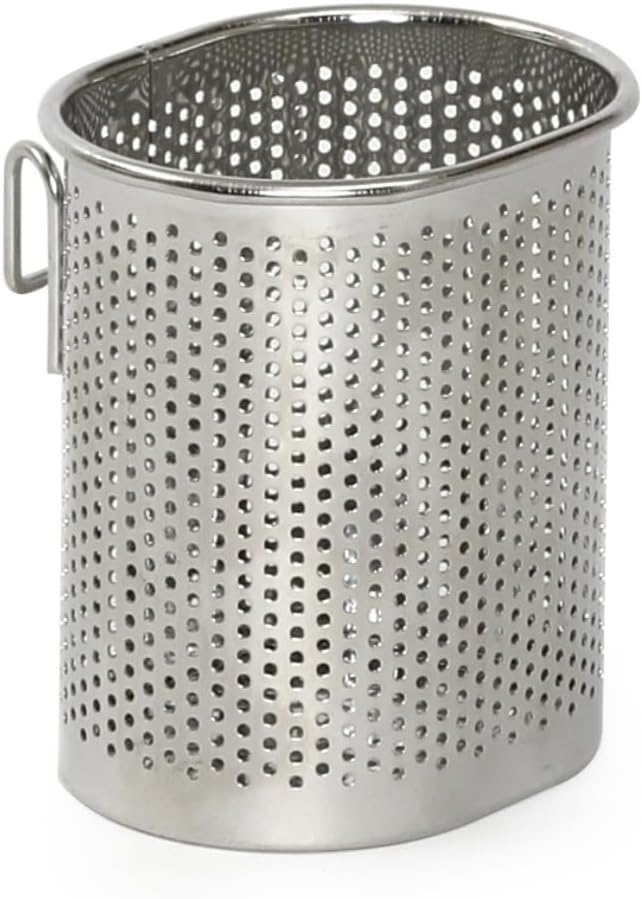 INEX Mesh Cutlery Holder Caddy (Stainless Steel, 3.9" H x 3.3" W x 2.7" D)