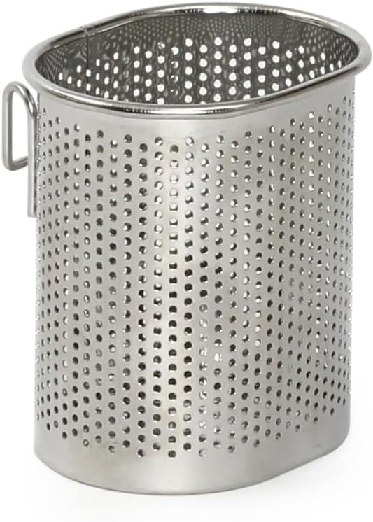 INEX Mesh Cutlery Holder Caddy (Stainless Steel, 3.9" H x 3.3" W x 2.7" D)