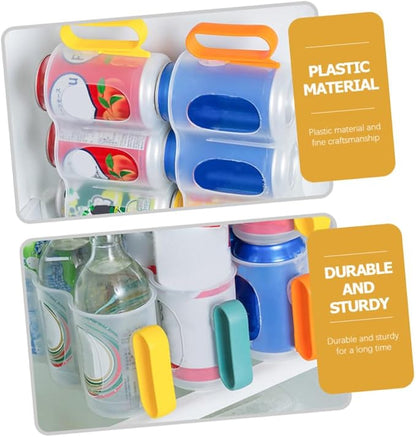 3pcs Fridge Stand Storage Soda Can Organizer Fridge Organizer Drink Dispenser for Can Dispenser