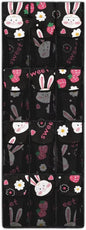 Sweetheart Bunny Door/Wall Shoe Organizers,Back of Door Shoe Organizer,Space Saving Hanging Storage Holder,Closet Rack Hanger,Shoe Bag,Classroom Headphone Storage with 12 Pockets