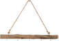 15-Inch Driftwood Wall Hanging Jewelry Hanger - Rustic Wood Logs Hanging Branch Decor with 5 Hooks, Handcrafted from Natural Drift Wood Pieces for Crafts (Rustic)