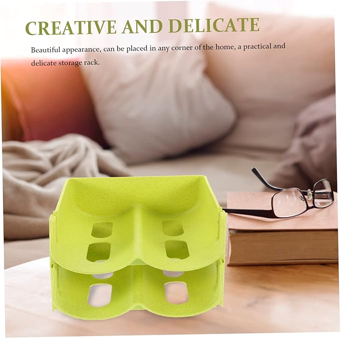 MERRYHAPY 4pcs Unique Design Can Rack Stackable Storage Holder Pantry Soda Can Organizer Wine Bottle Rack Space-Saving