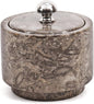 Radicaln Marble Salt Cellar with Lid 3" Oceanic Handmade Salt Box & Spice Jar for Kitchen Counter, Ideal Salt Holder, Sugar Bowl & Salt Dish, Salt Container For Housewarming Gift & Kitchen Decor