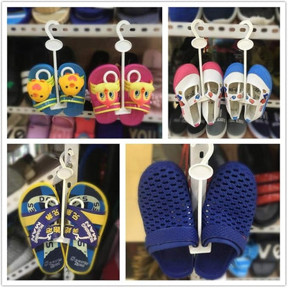 LIOOBO Pack of 15 Shoe Display Hook Shoes Drying Rack Plastic Hanger for Shop Home Supermarket Mall