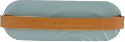Wall Mounted Slipper Holder, Wall Mounted Shoes Rack Slipper Holder, Storage Organizer Hanging Drainage Shelf for Bathroom (Green)