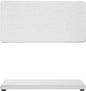 2PCS 7"x3.5" Water Absorbing Bathroom Sink Vanity Trays, Diatomite Stone Quick Drying Mat for Kitchen Counter, Dish Rack Dispenser Sponge Holder Caddy Organizer, White, 7"x3.5"