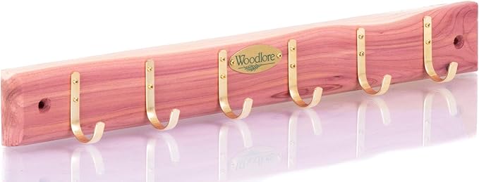 WOODLORE 82032 15 L X 2 H Belt Rack Holds 12 Belts