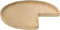 Rev-A-Shelf 32" Single Kidney-Shaped Lazy Susan with Swivel Bearings, Wood, 4WLS401-32-BS52