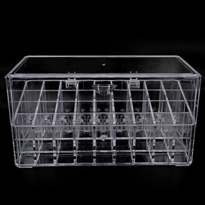 Dioche 36 Grid Dust Proof Lipstick Storage Organizer Rack, Made of Acrylic Material, Neat and Tidy for Lipstick Cosmetics Earrings, Dioche8c4oazgv2t
