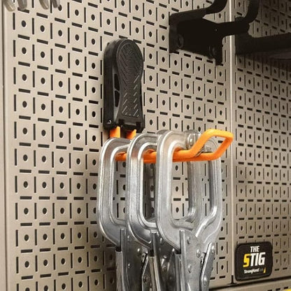 Strong Hand Tools, Heavy Duty Magnetic Utility Hook, 3" Hook, 30 lbs. Weight Capacity, Easy Release, Sturdy Tool Storage Solutions, MHD300-AZ