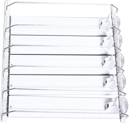 Drink Soda Can Dispenser For Refrigerator, Spring Loaded Fridge Drink, Width Push Rod Slide Rail Soda Can 38cm(White)